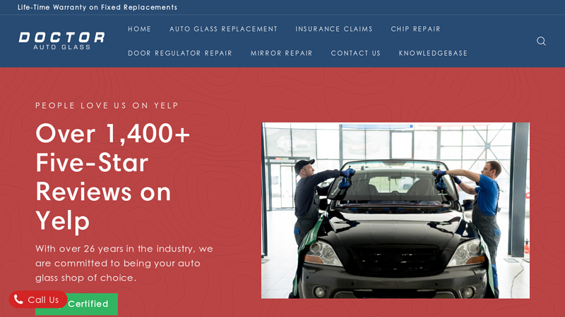 Low Cost Mobile Auto Car Glass Repair Near Me - Doctor Auto Glass