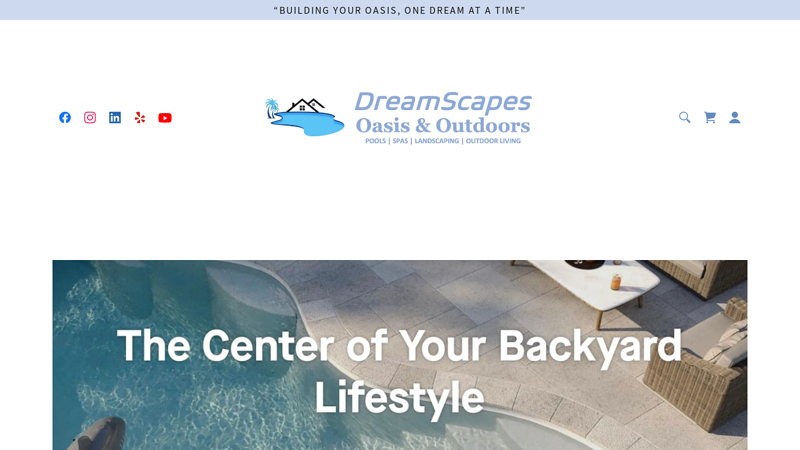 Fiberglass Swimming Pools & Spas | DreamScapes Oasis & Outdoors
