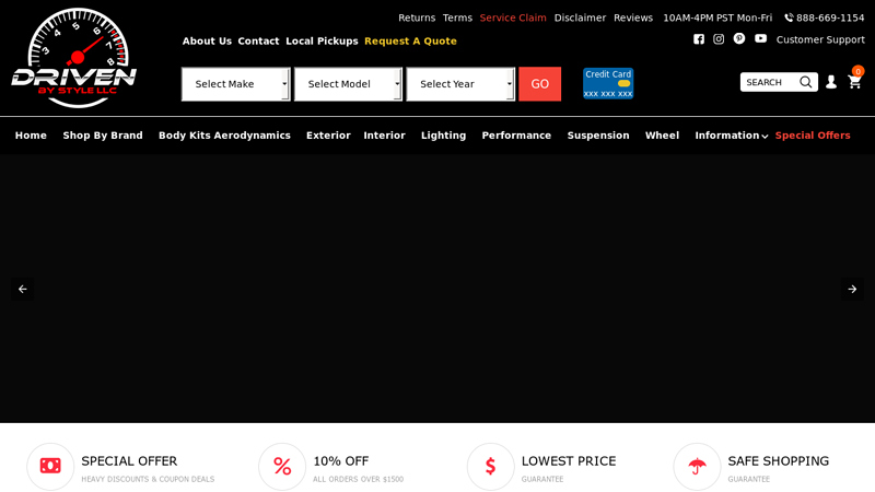 Driven By Style LLC : Body Kits, Front Grilles, Automotive Lighting