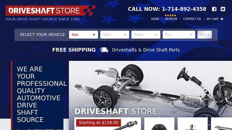 Driveshaft Sales & Parts - Driveshaft Store