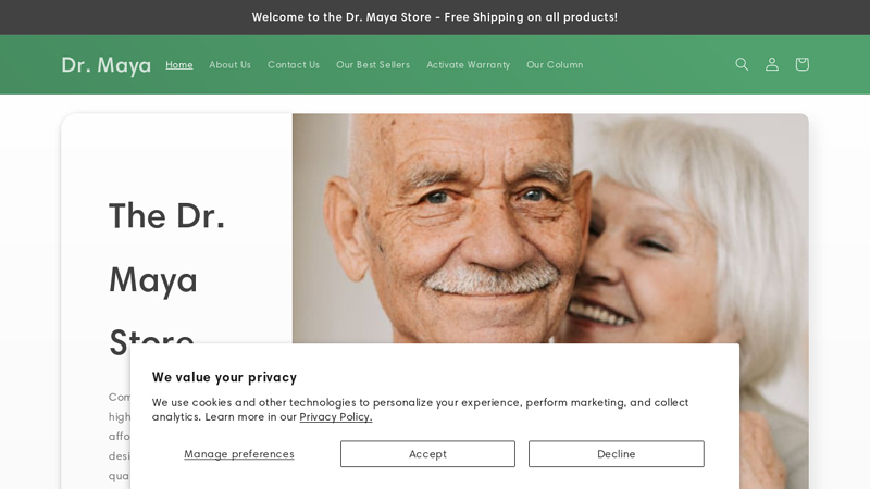 Dr. Maya - Making Life Easier, Shower & Bath Chairs, Pillows & Grabs