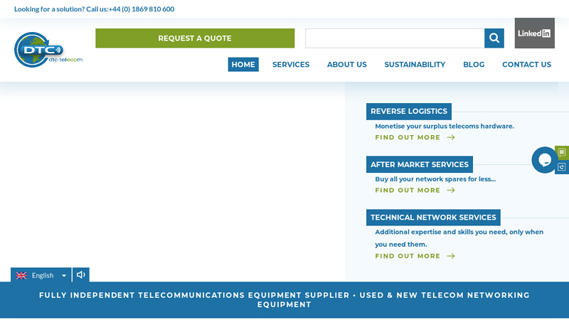 DTC Telecom | Recycle, Refurbish & Sale of Telecom Equipment