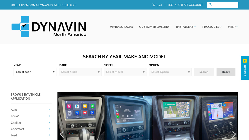 OEM-Look Stereo Navigation Systems BMW, Mercedes, Audi, VW, Porsche C Dynavin North America