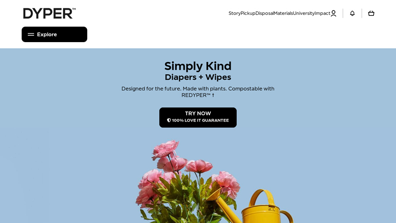 DYPER Simply Kind Diapers, Wipes and More