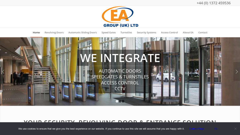 Revolving Door, Security Systems & Entrance Solutions C EA Group UK