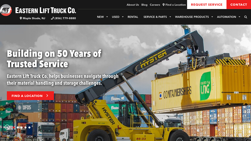Eastern Lift Truck Co. | Hyster & Yale Forklift Dealer
