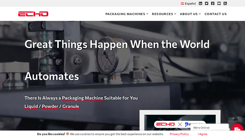 Automatic Packaging Machine Manufacturer | ECHO Machinery