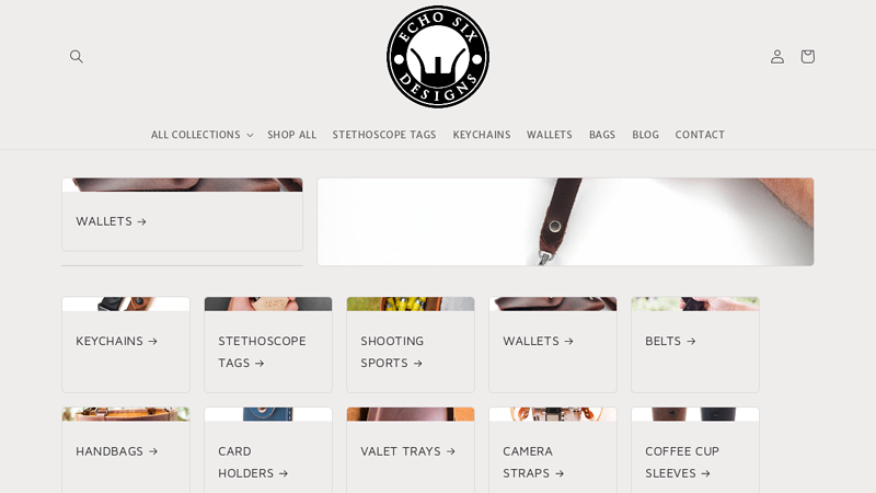 Echo Six Designs - Handcrafted Leather Wallets and Accessories