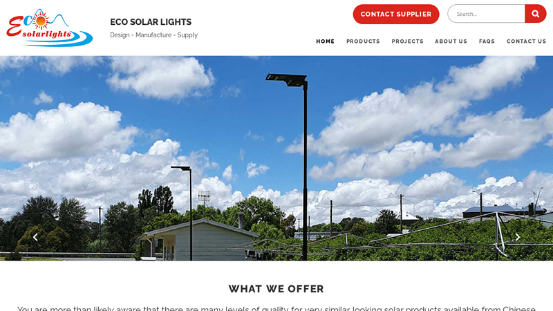 Buy Superior Quality solar Lighting Products in China | Eco Solar Lights