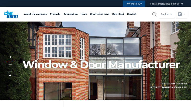 Windows, doors, roller shutters, gates C Eko-Okna S.A.