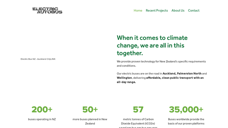 New Zealand Supplier of Electric Buses | Electric Autobus