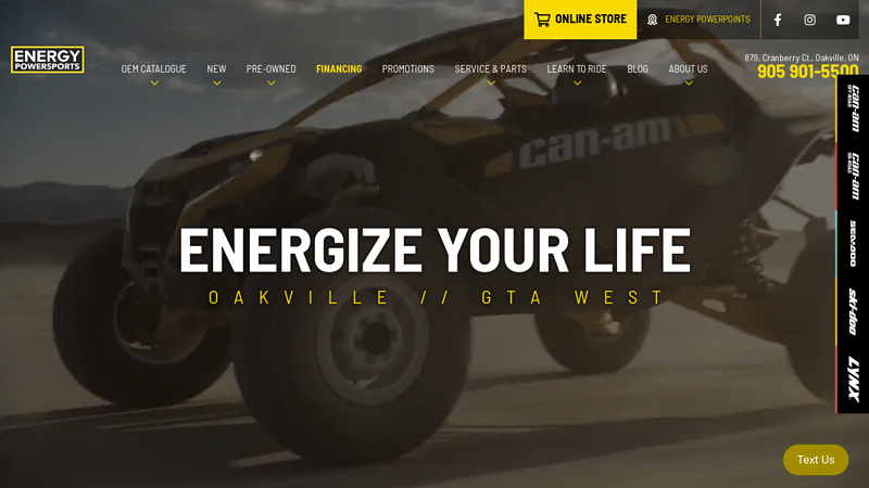 Energy Powersports - Dealer of Motorized Sports Vehicle