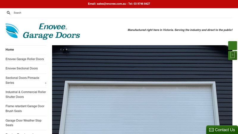 Garage Doors and commercial shutters Victoria C enoveegaragedoors.com.au