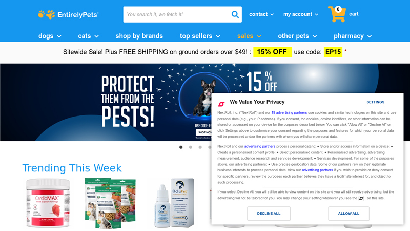EntirelyPets | Online Pet Store | Pet Food, Pet Products | Free Shipping