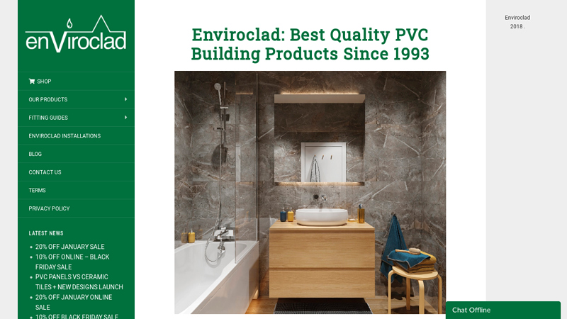 Home - Enviroclad - Hygienic & Decorative PVC Cladding, Panels, Sheets
