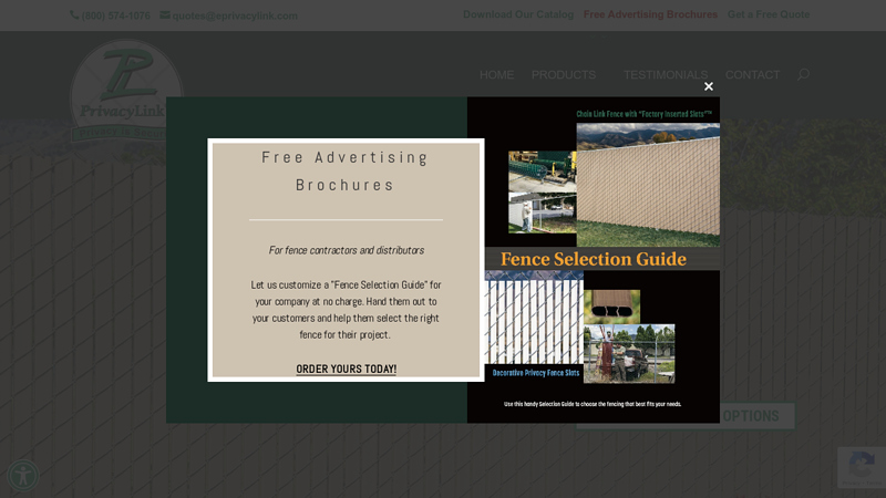 PrivacyLink Privacy Fencing & Factory-Inserted Chain Link Fence Slats