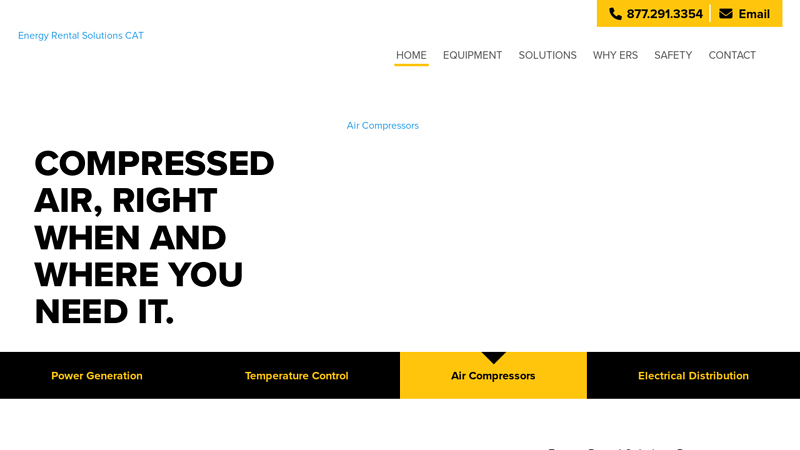 ERS-Cat provides power rental solutions for your business.