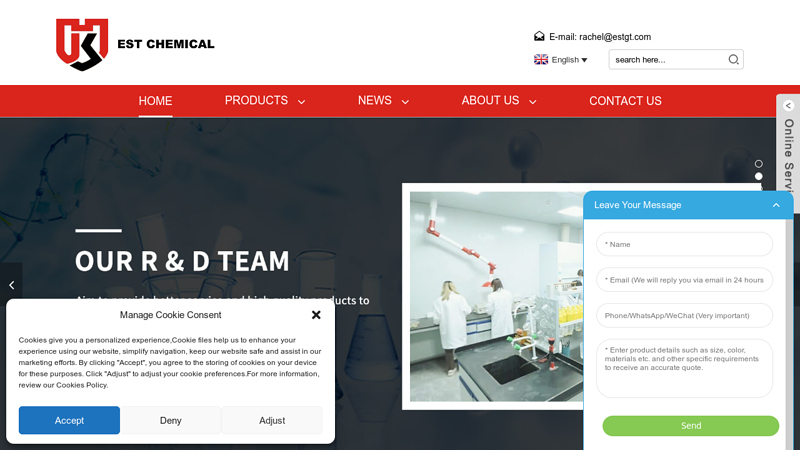 Metal Cleaning Agent, Rust Removal, Passivation Solution - EST Chemical