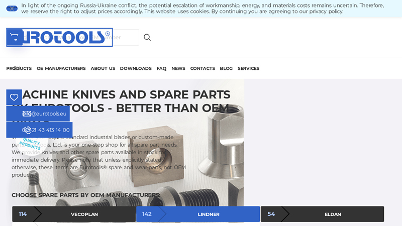 Home - Eurotools Ltd. E-SHOP - BETTER THAN OEM PARTS