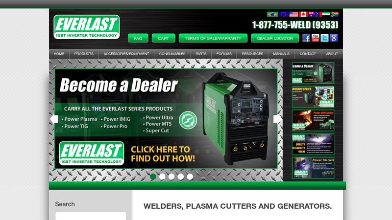 Everlast Inverter Welders Equipment - Welding Supply Company - Official Website