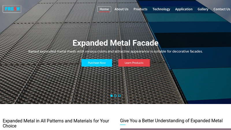 Expanded Metal Sheet for Building Facade, Fencing and Gates