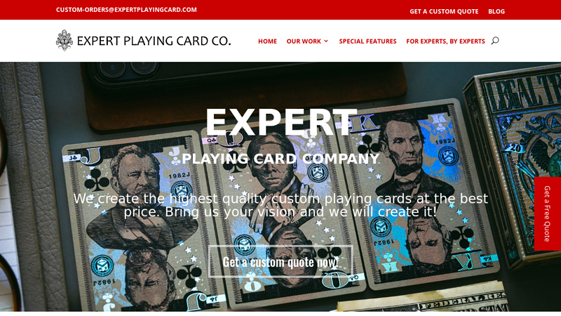 Custom Playing Card Manufacturer | Luxury Playing Cards | EPCC