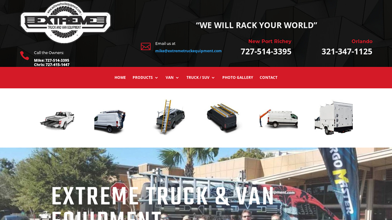 Truck & Van Upfitter | Van Shelving | Ladder Racks | Orlando & Tampa