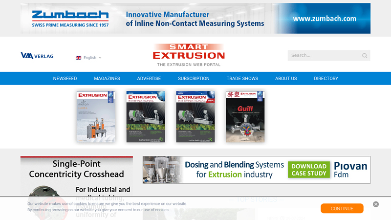 EXTRUSION: The Online Magazine for Plastics Processing Industry Professionals