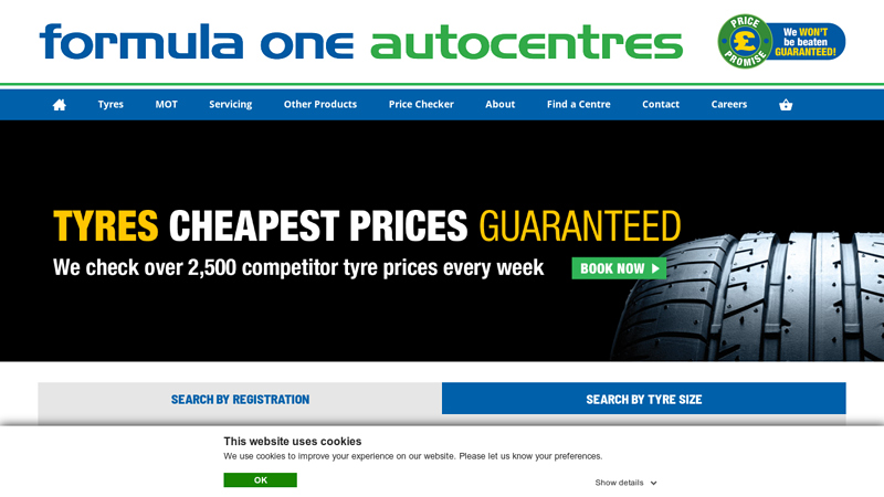 Tyres, MOT, Servicing, Batteries & Exhausts | F1 Autocentres