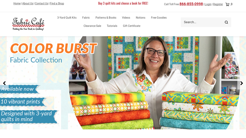 3 Yard Quilts | Quilt Patterns & Books | Fabric Cafe