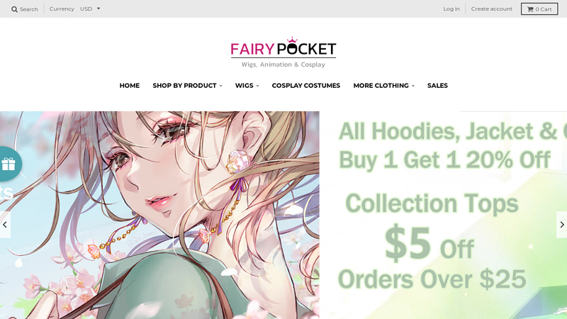 Fairy Pocket C FairyPocket Wigs