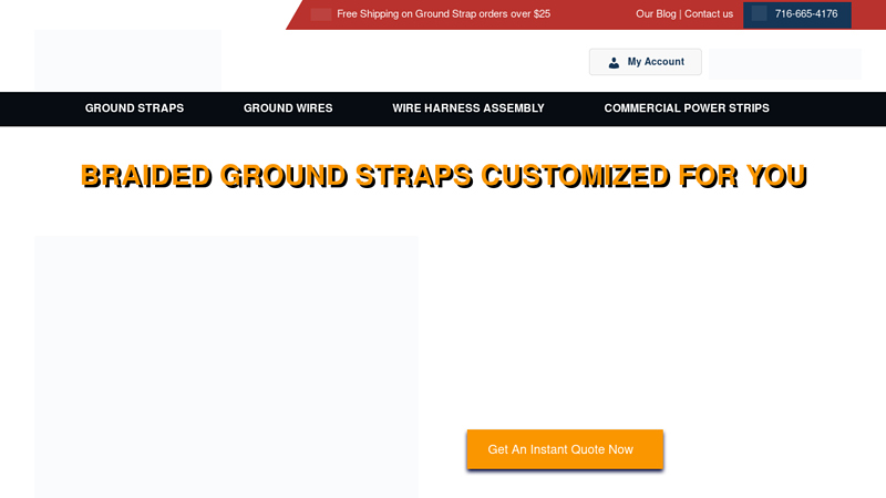 Falconer Electronics | Wire Harness Manufacturer | Ground Straps