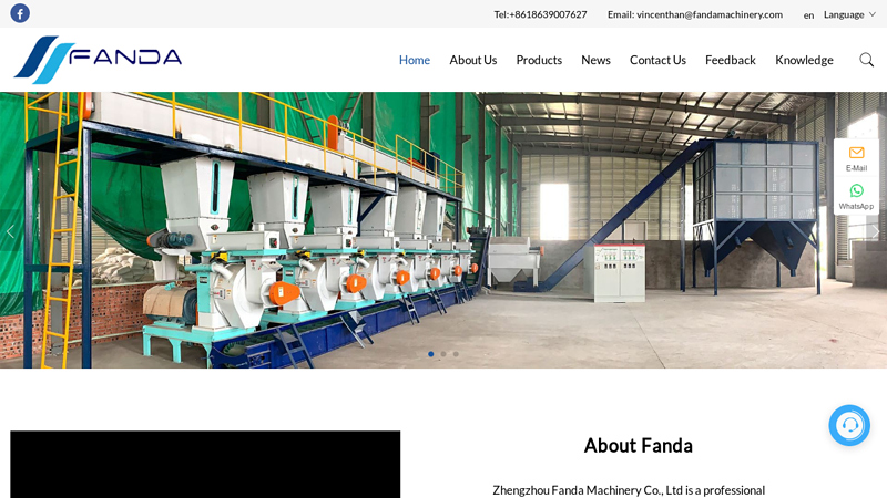 China Wood Chipper Machine, Biomass Drying Machine, Feed Pellet Machine, Hammer Mill Manufacturers and Factory - Zhengzhou Fanda Machinery Co.,Ltd