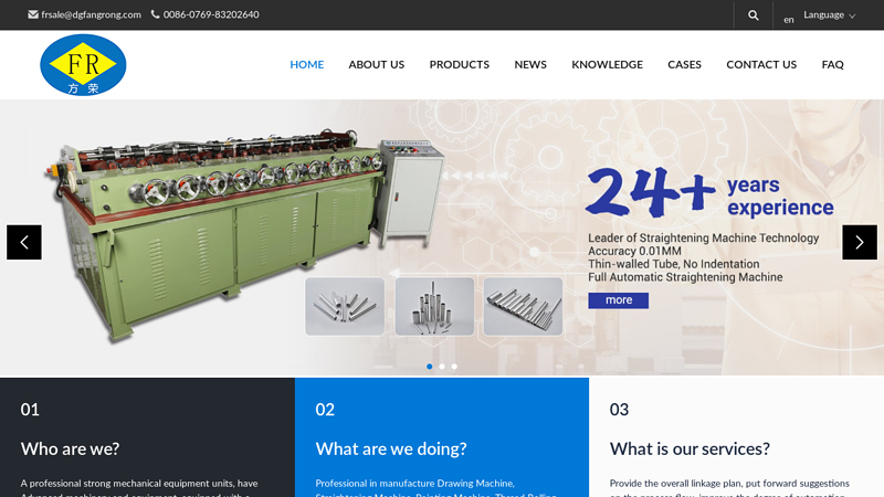 China Straightening Machine, Drawing Machine, Pointing Machine Suppliers, Manufacturers, Factory - FANGRONG