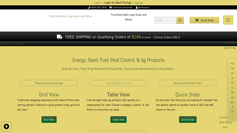 Ag Products, Seed, Energy, Fuel, Pest, & Chemical | FarmChem