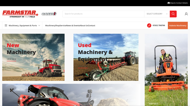 Agricultural Machinery and parts Suppliers & Dealers | Farmstar