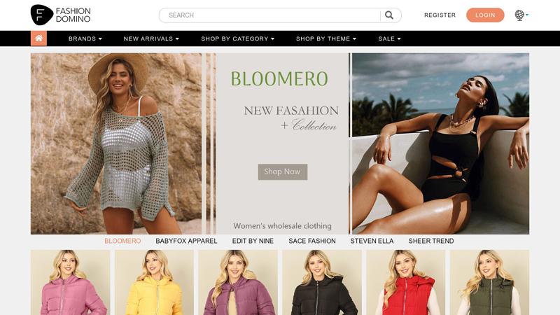 Fashion Domino | Wholesale Clothing, Apparel, Shoes, Handbags, Accessories, Cosmetics Fashion Marketplace