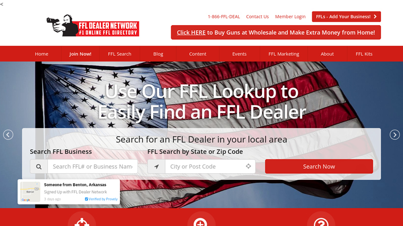 FFL Dealer Network - 75,000 Amazing FFL Dealers