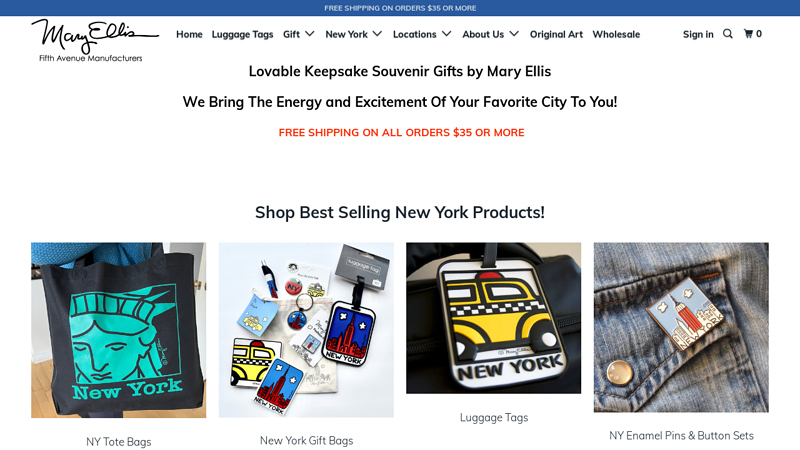 Mary Ellis Souvenirs for the Entire Country