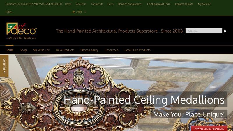 Hand Painted Architectural Products & Custom Decorative Projects