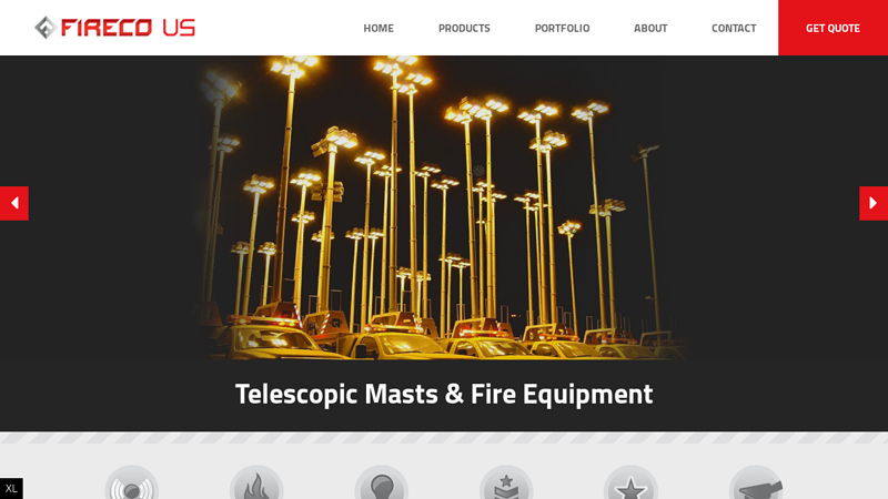 Pneumatic Telescoping Masts for Communication, Emergency and Security