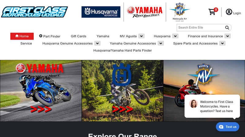 First Class Motorcycles - Home Page