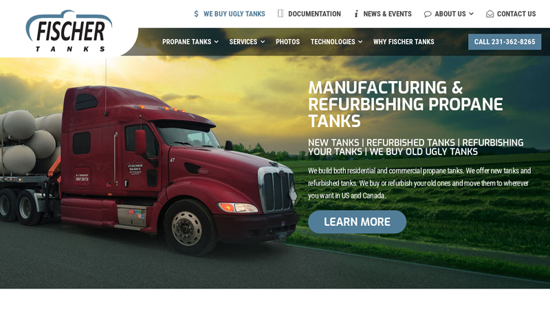 Manufacturing & Refurbished Propane Tanks for Sale - Fischer Tanks