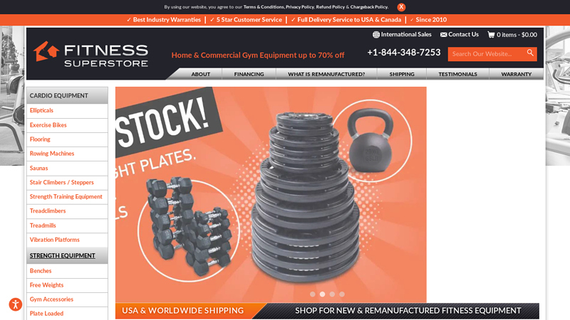New & Refurbished Gym & Fitness Equipment For Sale - Fitness Superstore