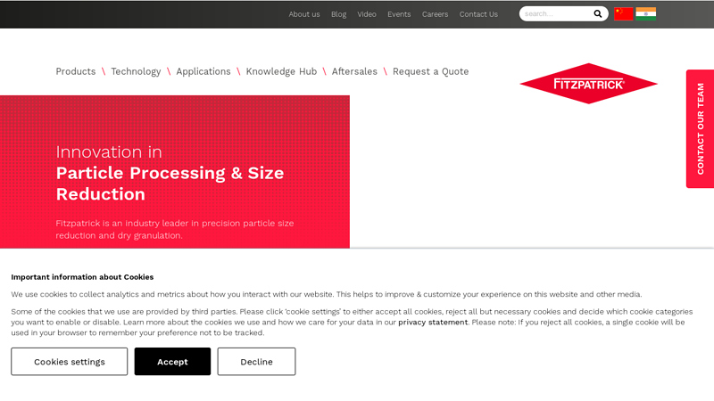 Particle Processing and Size Reduction Technology