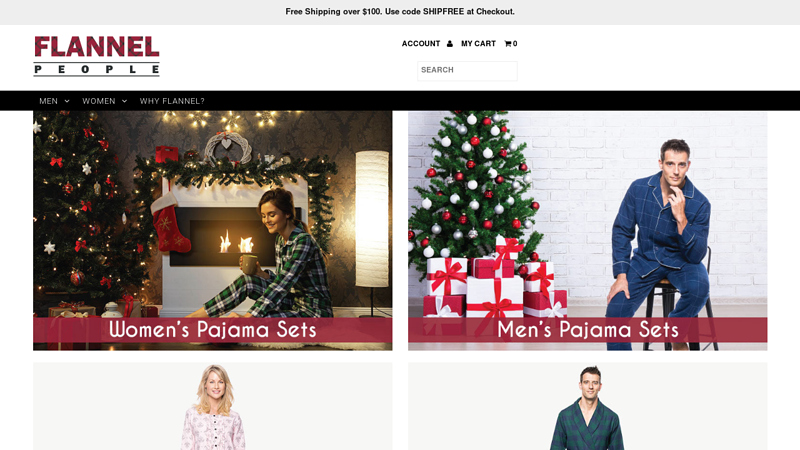 Flannel People | High Quality 100% Cotton Flannel Pajamas C FlannelPeople