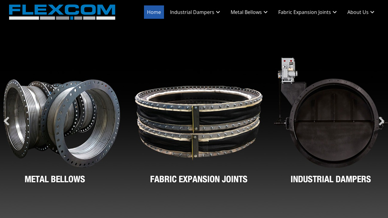 Industrial Dampers, Metal Bellows, Fabric Expansion Joints