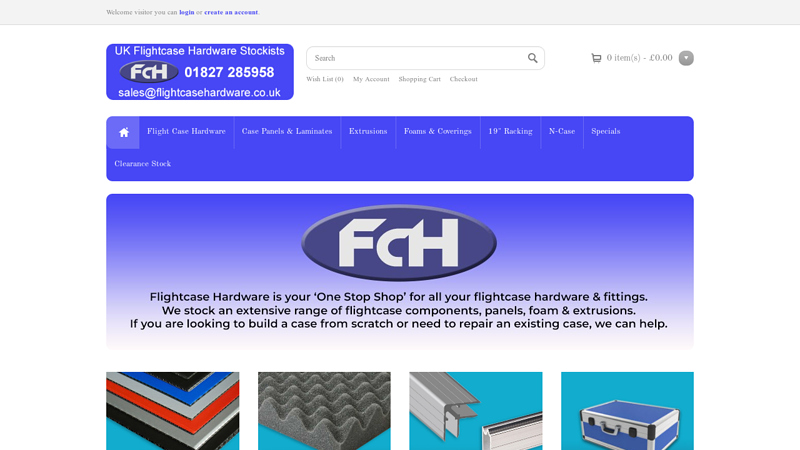 Flight Case Hardware: Suppliers of Flight Case Fittings and Spares