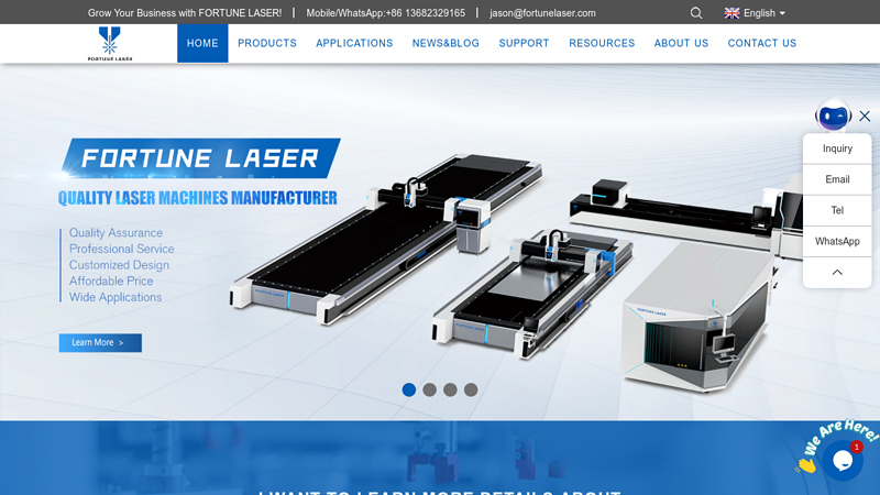 Quality CNC Laser Machines Manufacturer | Fortune Laser