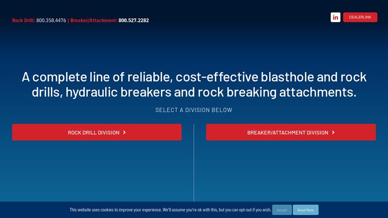 Industry Leading Hydraulic Rock Drills & Breakers | Furukawa FRD